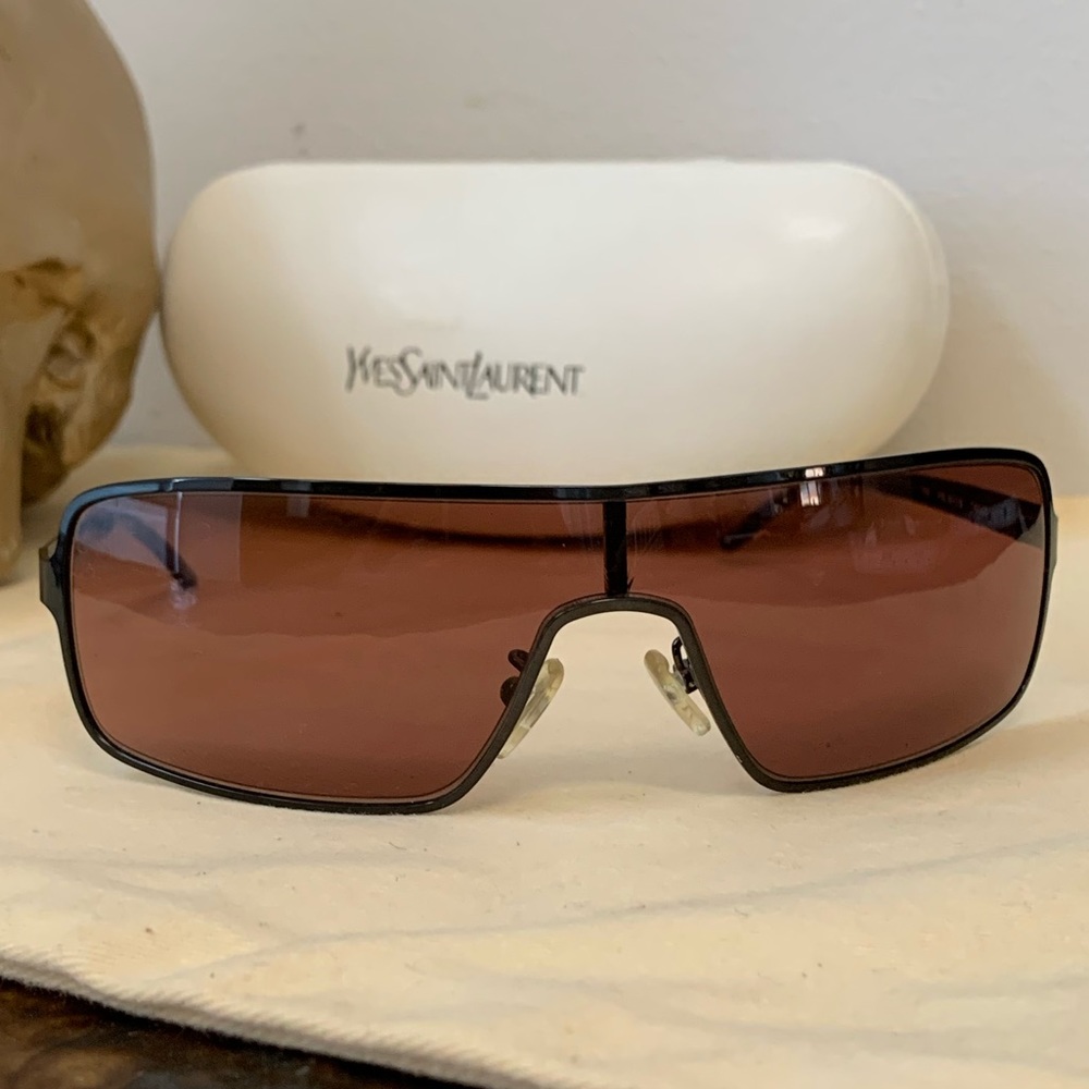 Yves Saint Laurent Dark Metal Rose Sunglasses - Picture 8 of 13